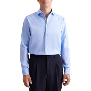 Seidensticker - Businessoverhemd - Zwart - Regular 1/1 Kentkraag - Effen