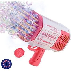 Jojoy - Bellenblaas Pistool met Bellenblaas Navulling - Bellenblaasmachine voor Kinderen - Bellenblazer - Roze - BUBBLEPUFF