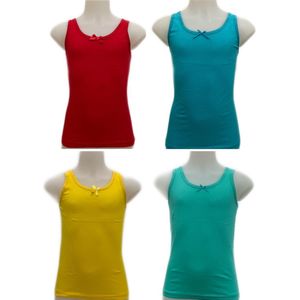 Embrator meisjes Hemdjes 2-stuks rood maat 104-110