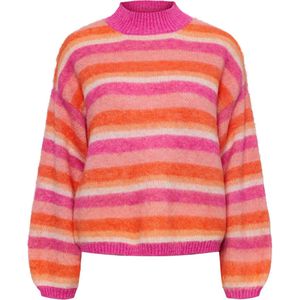 PIECES PCNOELLA LS HIGH-NECK KNIT BC Dames Trui - Maat XL