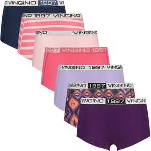 Vingino Hipster-G-SO24-9 7 pack Meisjes Onderbroek - Electric Pink - Maat 116