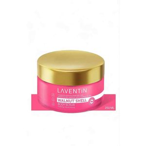 Laventin Body Scrub Purifying Moisturizing Walnut Shell - Intensieve Vochtondersteuning - Reinigend - Hydraterend - Haarverdunning - Hand-, Voet- en Lichaamsscrub/peeling - Legendarische geur van Japanse kersenbloesem - Dermatologisch getest 250ml