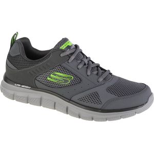 Skechers Track-Syntac 232398-CHAR, Mannen, Grijs, Sneakers,Sportschoenen, maat: 47,5