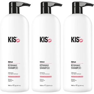 KIS - Kappers KeraMax - voordeelverpakking - 6 x 1000 ml - Shampoo
