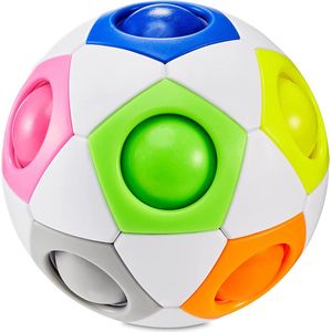 Originele regenboogbal | Behendigheidsspel voor kinderen en volwassenen | Spannend puzzelspel voor meisjes en jongens vanaf 6 jaar | Bevordert ruimtelijk denken, logica en verbeelding
