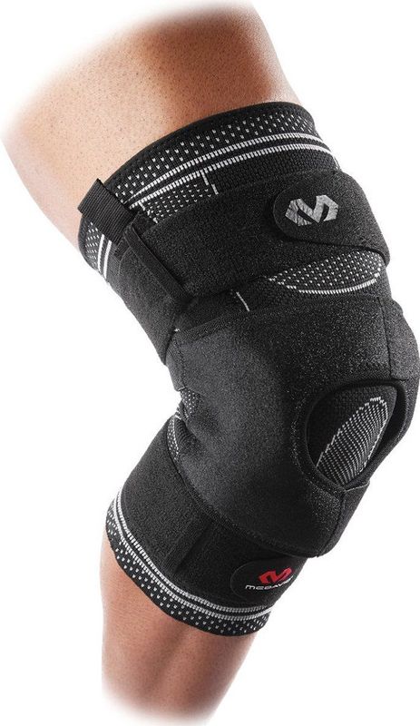 McDavid - ELITE - Kniebrace - Hoogwaardige Elastische Constructie - Zwart