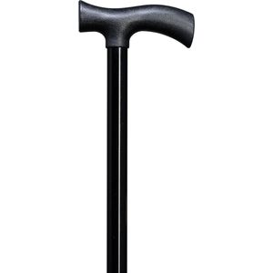 Gastrock - Verstelbare Wandelstok - Zwart - Aluminium - Lengte 76 - 99 cm