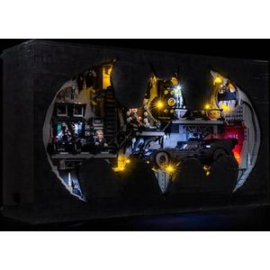 Light My Bricks - Verlichtingsset geschikt voor LEGO DC Batcave Shadow Box 76252