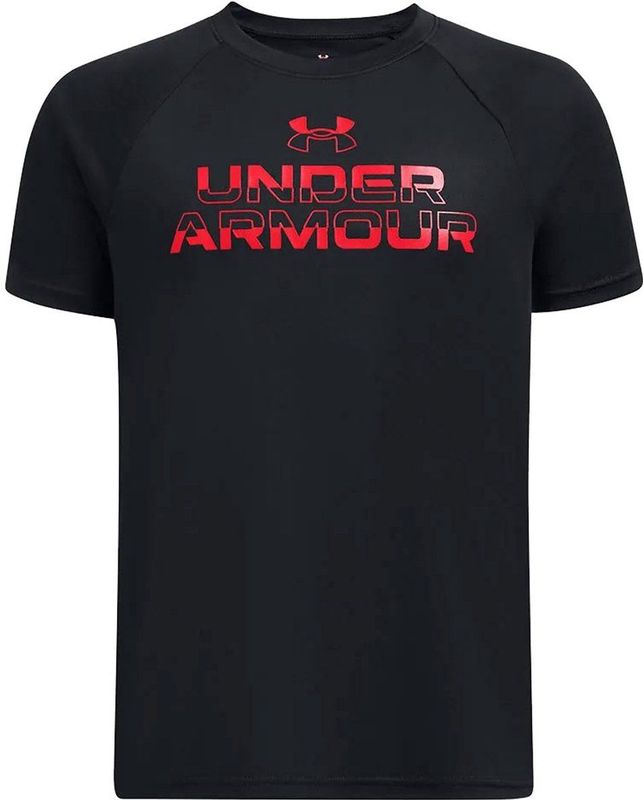 Under Armour - Tech Split Wordmark - T-shirt - Korte Mouwen