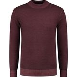 District Indigo Mockneck Pullover Merino/Stretch Bordeaux (7.22.508.502 - 082)