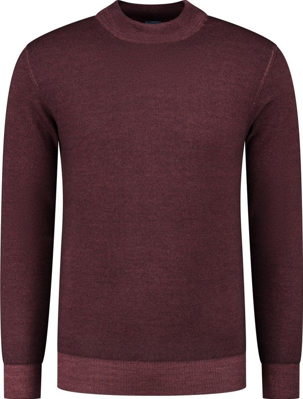 District Indigo Mockneck Pullover Merino/Stretch Bordeaux (7.22.508.502 - 082)