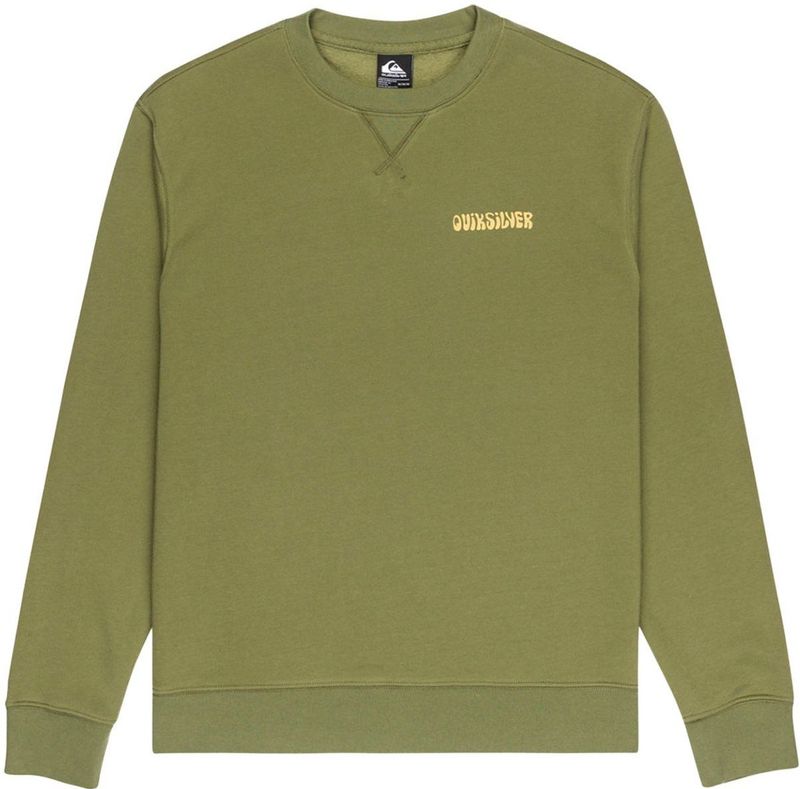 Quiksilver - Salt Water Graphic - Sweatshirt - Groen - Comfort Fit