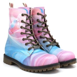 GOBY Peace Dove Laarzen – Handmade – Vegan Leer – Dames – Maat 35