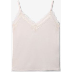 Sissy-Boy - Singlet - Wit - Met Kant