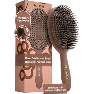 Natuurlijke Wildzwijnborstel voor Gladde en Gezonde Haarkleur