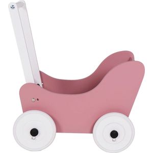 Bandits & Angels houten poppenwagen Little Angel pink - 1 jaar - roze
