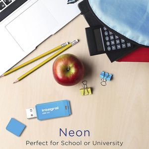 Integral 128 GB Neon Blauw USB 3.2 Gen 1 Flash Drive