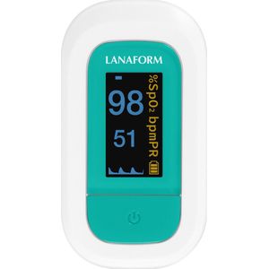 Lanaform - PO-110 - Zuurstofmeter Vinger - Saturatiemeter - Oximeter - Hartslagmeters