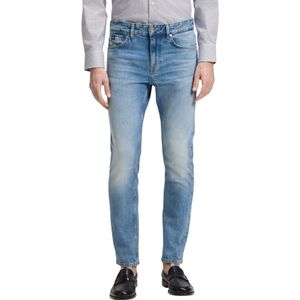 BOSS - Delaware - Jeans - Blauw - Slim-fit - Comfortabel Stretchdenim
