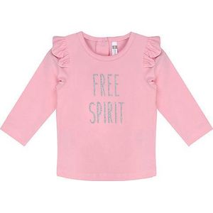 Ducky Beau Longsleeve Pink - T-shirt - Lange Mouwen - Meisjes - Roze - Maat: 68