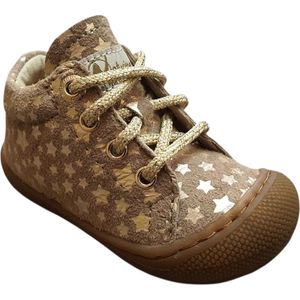 Naturino - Cocoon Suède Stars - Babyschoenen - Taupe