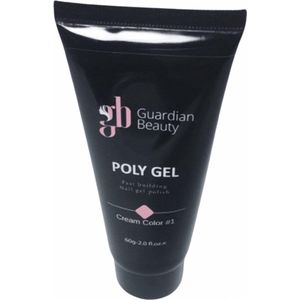 Guardian Beauty Polygel - Cream Color #1 - 60g - Polyacryl Gel