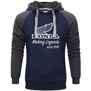 Trui Honda Vintage Legends Grijs/Blauw, maat XS - Honda Vintage Collection - Hoodies
