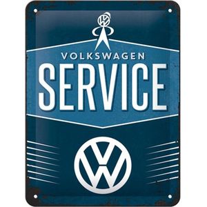 Volkswagen-Service-Metalen wandplaat