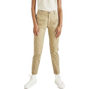 Dockers Weekend Skinny Chino Broek Beige 28 / XL Vrouw