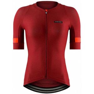 Etxeondo Mendia Korte Mouw Wielertrui Rood L Man