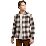 Lee - Leesure - Overhemd - Brentwood Plaid - Lange Mouwen - Kastanjebruin en Wit