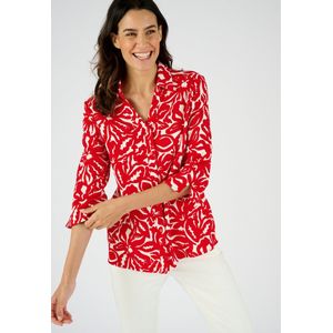 Damart - Gebreide blouse met structuur - Dames - Rood - S