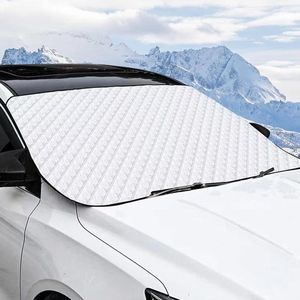 Voorruitafdekking 140 x 101 cm winter auto universeel opvouwbaar waterdicht sneeuw vorst stof dun model