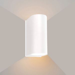 Ledmatters - Wandlamp Wit - Up & Down - Dimbaar - 8 watt - 345 Lumen - 2700 Kelvin - Warm wit licht - IP65 Buitenverlichting