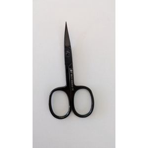 Belux Surgical Instruments / Professionele Nagelschaar - Stevige Nagelschaar voor Nagelhoeken, Zwart - Gebogen - 9 cm