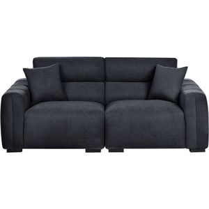 FAUSKAN - Driezitsbank - Zwart - Polyester