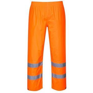 Hi-Vis Regenbroek S - Oranje - Perfect voor veiligheid en zichtbaarheid