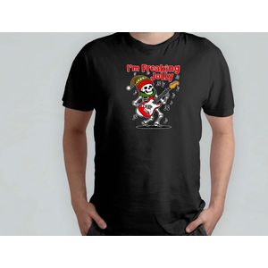 I'm Freaking Jolly - T Shirt - MerryChristmas - ChristmasVibes - HolidayCheer - HappyHolidays - VrolijkKerstfeest - KerstVibes - Kerstmagie - Kerstvreugde