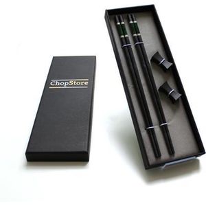 ChopStore - Bungo Dark Green chopsticks in luxe cadeauverpakking