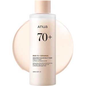 Anua Rice 70 Glow Milky Toner + Ceramide Original 40ml (Travel Size) - Korean Skincare - Toner - Moisturizer - Gezichtsverzorging
