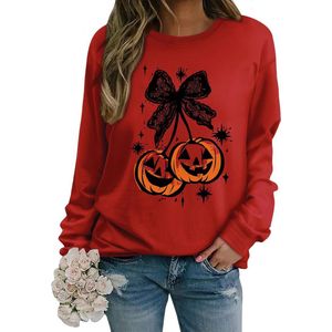 Halloween sweatshirt voor dames met grafische print - lange mouwen pullover