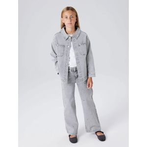 NAME IT - NKFEVERLYN DNM SCHAKET 5503-YA N - Meisjes - Overhemden