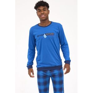 Cornette Jongens Pyjama Winter Lange Mouw Lange Broek F&Y Beyond Future 999/53 164/XS