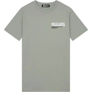 Malelions Men Boxer 2.0 T-Shirt Dry Sage/White