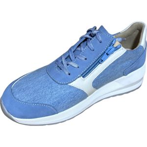 Finn Mori stretch veterschoen (Maat - 7, Kleur - Blauw)