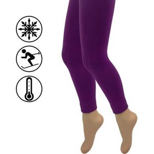 Kinder Thermolegging - Violet - Maat 158-164