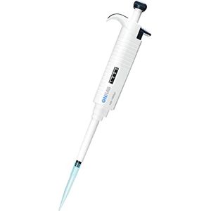 Nauwkeurige eenkanaals micropipet met instelbaar volume, 5-50 ul - volledig autoclaveerbaar