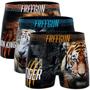 Freegun jongens boxershorts - microvezel - 3-pack - maat 152/164 - Wild