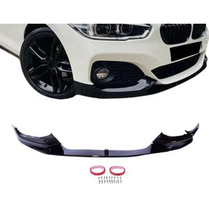 Frontlip geschikt voor BMW 1 serie F20 F21 glans zwart