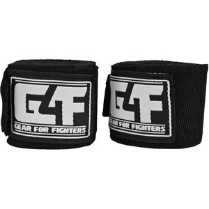 G4F - Boks Bandage - Zwart - 250 cm - Professionele Bandage voor Sport en Training